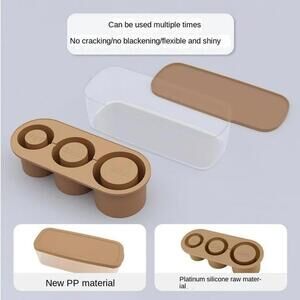 Silicone and PP Material Kitchen Measuring Spoon Set with Storage Box